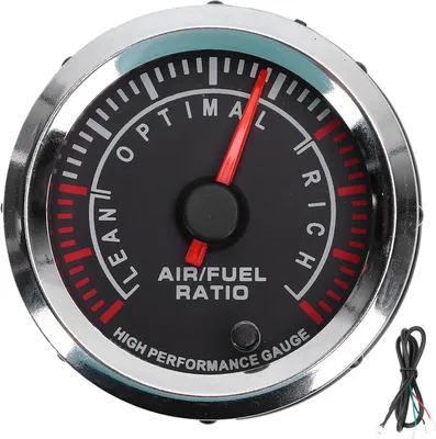 Obrázek produktu pro 2in 12V Air Fuel Ratio Gauge 7 barev LED Vysoká přesnost Profesionální AFR Meter Univerzální pro auto