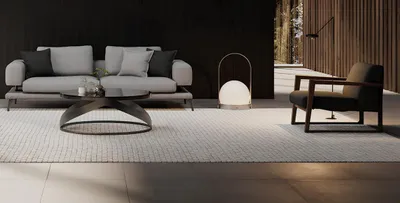 Produktbild von Sofa mit Sessel für das Wohnzimmer Komforttechnologie in jedem Sitz