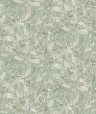 Obrázek produktu pro Sanders & Sanders tapeta kreslené listy zelená 53 cm x 10,05 m