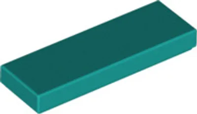 Immagine prodotto di 1 pezzo LEGO, parte c. 63864, turchese scuro
