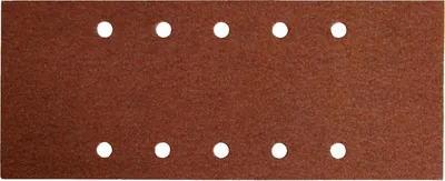 Image de Papier de verre, paquet de 10, 115x280mm, P120, 10 trous