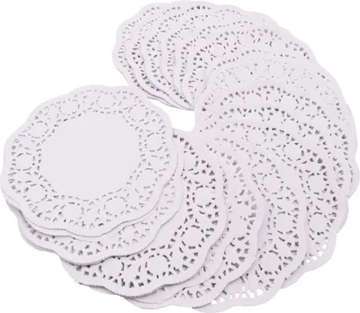 Produktbild von EDUPLAY 370136 Spitzendeckchen 250er Set weiß, weiß (1 Set)