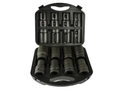 Image de GEKO Douilles, douilles à chocs 1", jeu de 8, 19-41mm G10074