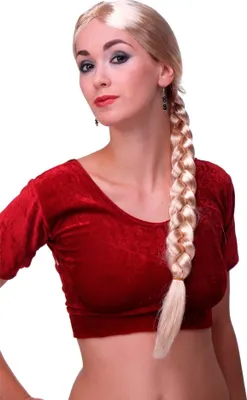 Produktbild von WIG ME UP Perücke Rapunzel Blond Zopf Modell: Per
