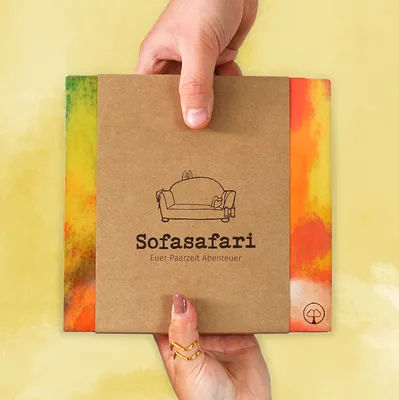 Produktbild von Paarzeit Sofasafari Abenteuer – Erlebnisbox für Paare