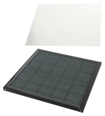 Produktbild von Honeycomb Laserbett - Arbeitsfläche 50×50 cm - Wabengitter Platte - CNC Lasergravur Schneidplattform - Holzbearbeitung - 500mm