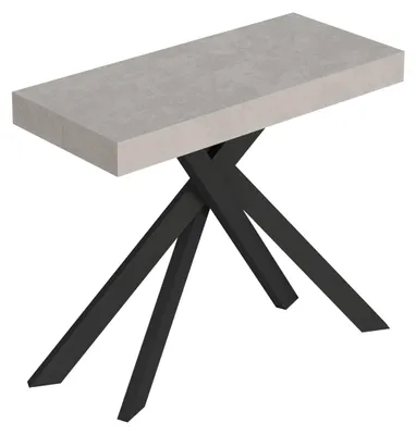 Obrázek produktu pro Rozkládací konzola 90x40/300 cm Saki cashmere antracitové nohy