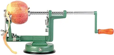 Produktbild von Rosenstein & Söhne Apfelschälmaschine: Profi-Apfelschäler und -Schneider (Apfelmaschine)