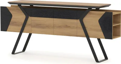 Image de Sideboard Armoire Armoire à dossiers Bureau Bureau Meubles de bureau en bois