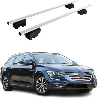 Obrázok produktu pre Priečne strešné nosiče pre Renault Talisman 2016–2023, strieborné, ABE