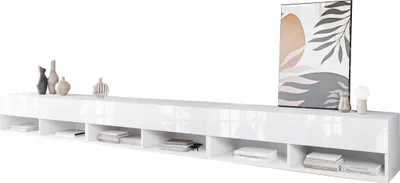 Image de Meuble TV CALIBURI 300 – blanc / blanc brillant