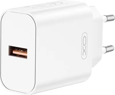 Zdjęcie produktu dla Ładowarka XO CE33 QC 18W szybkie ładowanie do telefonu biała