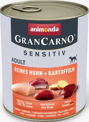 Image de Animonda GranCarno Adult Sensitiv Poulet pur & Pommes de terre 800gx6