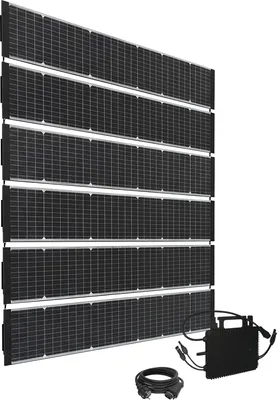 Zdjęcie produktu dla Zestaw startowy ogrodzenia solarnego TECHNAXX BiDo Flexi TX-356
