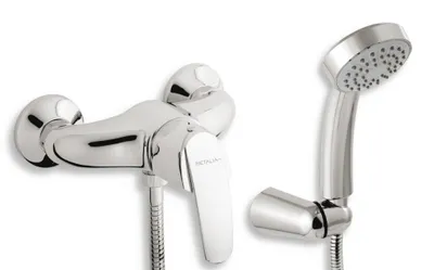 Obrázok produktu pre Novaservis Metalia 56 - Sprchový set s batériou, držiakom, hadicou a sprchovou hlavicou, chróm 56060,0