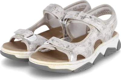 Produktbild von Rieker Damenschuhe Sandalen Metallic Freizeit, Schuhgröße:38 EU