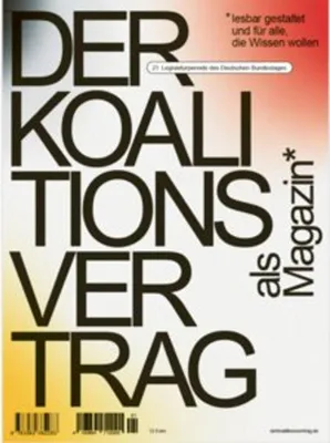 Immagine prodotto di Der Koalitionsvertrag als Magazin