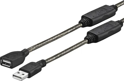 Produktbild von Vivolink PROUSBAAF5 USB Kabel 5 m 2.0 USB A Schwarz (PROUSBAAF5)