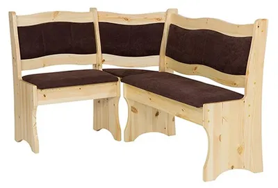 Produktbild von Eckbank Echtholz Kiefer Massiv Holz Esszimmer Landhaus Handarbeit Eckbänke Neu
