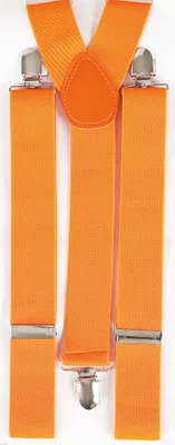 Produktbild von Orlob Hosenträger, Y-Rückenstütze, Erwachsener, Uni, Orange