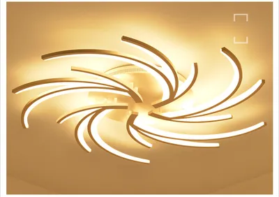 Produktbild von 2042-5white  LED Deckenleuchte Deckenlampe mit Fernbedienung Lichtfarbe warmweiß bis kaltweiß  einstellbar Helligkeit dimmbar weiß Acryl-Schirm Lampe