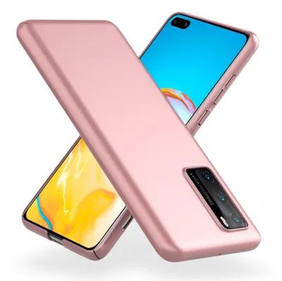 Produktbild von NALIA Hard Case für Huawei P40, Dünne Handy Hülle Mattes Cover Schutz Bumper Rose Gold