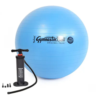 Produktbild von Original Pezzi® Gymnastikball MAXAFE m. Standpumpe - lightblue