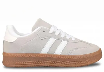 Produktbild von Damen Schnürung Gefüttert Sneaker Isoliert Freizeitschuhe in Grau Alimena Gr.36