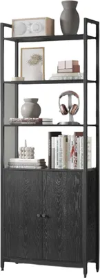 Obrázok produktu pre Šesťstupňová knižná polica – regál – úsporný dizajn – 24 x 60 x 159,5 cm