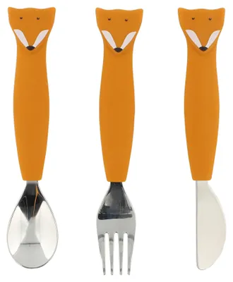 Immagine prodotto di Set da mangiare in silicone Trixie - Mr. Fox, 3 pz.