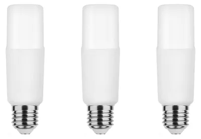 Productafbeelding van Modee LED Buislamp T26 E27 Mat - 11.1W 1055lm 6000K - Koudwit - Vervangt 75W - 3 stuks