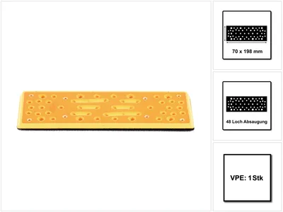Immagine prodotto di Mirka tampone di levigatura a rete 70 x198 mm Grip 48L Medium ( 8292383011 )