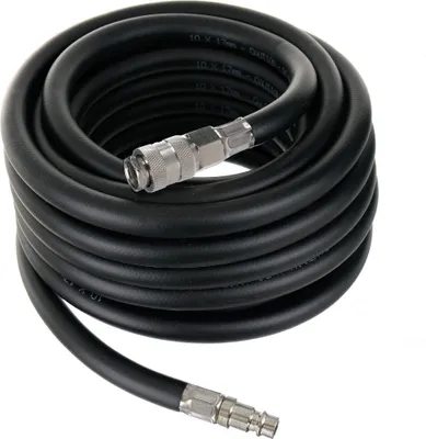 Zdjęcie produktu dla Olejoodporny wąż pneumatyczny z elastycznej gumy 20 m, średnica wewnętrzna 8 mm TC Technic RH8x14-20