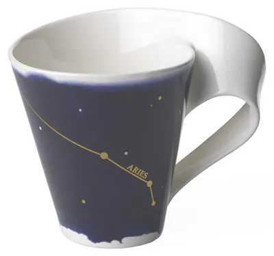Zdjęcie produktu dla Kubek NewWave Stars z uchem, motyw Baran/Owca, wymiary 130 x 95 x 113 mm, pojemność 240 ml | Villeroy & Boch | Numer artykułu: 1016165813 | EAN: 4003686393851