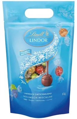 Produktbild von Lindt Lindor Kugeln Vollmilch Mischung 1kg