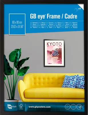 Produktbild von GBEYE - MDF Black Frame - 60 x 80cm -