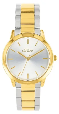 Produktbild von s.Oliver Armbanduhr Damen Quarzuhr Analog, mit Edelstahl Armband, 3 bar Wasserdi