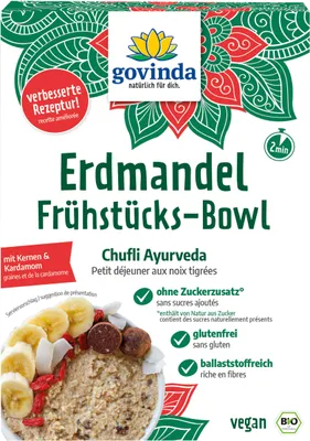 Produktbild von Govinda Erdmandel-Frühstücks-Bowl Chufli Ayurveda -- 500g