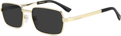 Immagine prodotto di Dsquared2 D2 0192/S ORO/GRIGIO SCURO 58/19/145 Occhiali da uomo Occhiali da sole