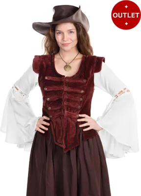 Produktbild von Uniformweste - Adaliz Farbe: dunkelrot, Größe: L