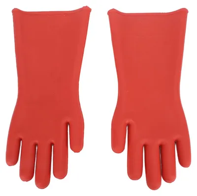 Produktbild von 1 Paar Schutzhandschuhe für Elektriker, Isolierhandschuhe für eine Prüfspannung von 12 kV, 1,8 mm Gummihandschuhe, Sicherheitshandschuhe für elektrische Arbeiten