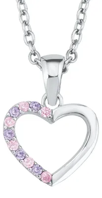 Produktbild von Prinzessin Lillifee Herzkette aus Sterlingsilber mit Zirkonia