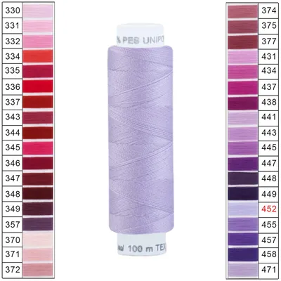 10 x 100m / 1 Spule Unipoly 120 TEX14x2 Polyester pink