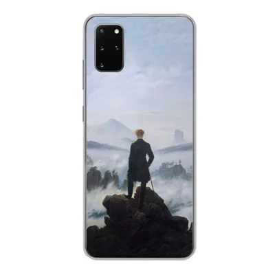 Produktbild von MuchoWow® Handyhülle Schutzhülle Hülle für Samsung Galaxy S20 Plus Der Wanderer über dem Nebelmeer - Caspar David Friedrich - Kunstwerk Silikon Softcase Handy Hülle - Hartschale