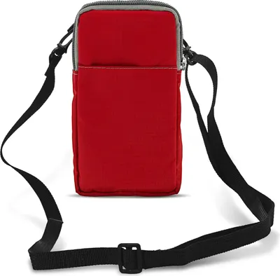 Produktbild von Universal Gürteltasche, mit Gürtelschlaufe & Karabinerhaken, 2 Fächer - Rot