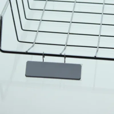 Produktbild von Beschriftungsschildchen 121 für Briefkörbe und Tablare BxH 68x20mm verzinkt