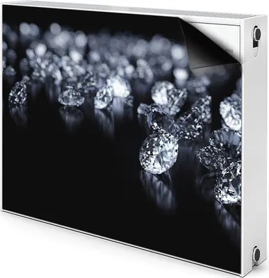 Produktbild von Magnet Radiator Magnet Mat Heizkörper Heizung Verkleidung Abdeckung 80x60 cm - Diamanten