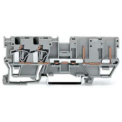 Produktbild von WAGO 2-Leiter/2-Pin-Basisklemme 769-171 0,08-4qmm grau