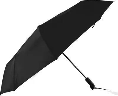 Produktbild von Biggdesign Dreifach-Faltbarer Automatikschirm, Großer Winddichter UV-Schutzschirm, Ideal für den Täglichen Gebrauch, Schwarz