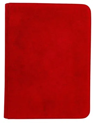 Produktbild von Ultra Pro Vivid Deluxe 9-Pocket Zippered PRO-Binder Red